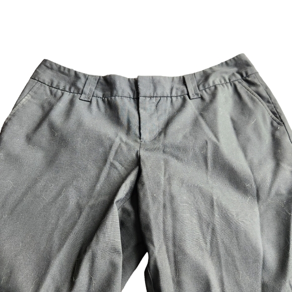 Banana Republic black wool stretch mid Length mid rise shorts - Picture 2 of 8